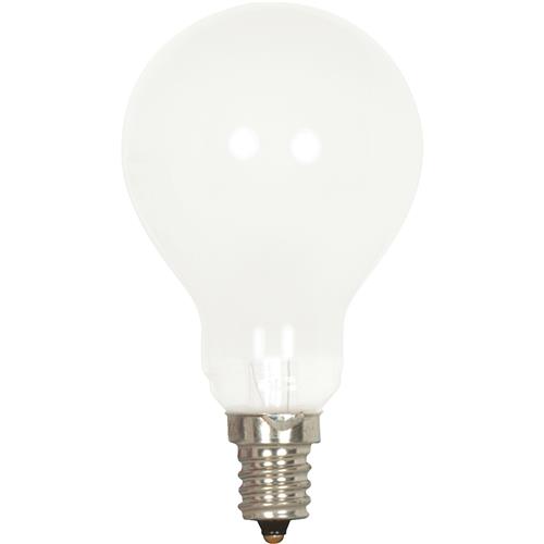 S2740 Satco Candelabra A15 Incandescent Ceiling Fan Light Bulb