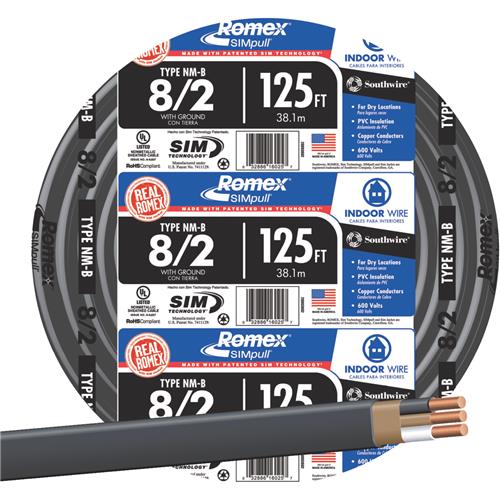 28893615 Romex 8-2 NMW/G Electrical Wire