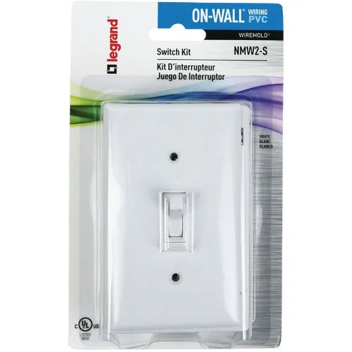 NMW2-S Wiremold On-Wall PVC Switch Box Kit