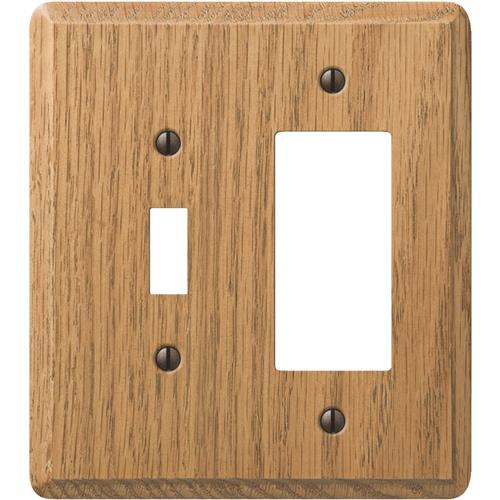 401TD Amerelle Wood Combination Wall Plate