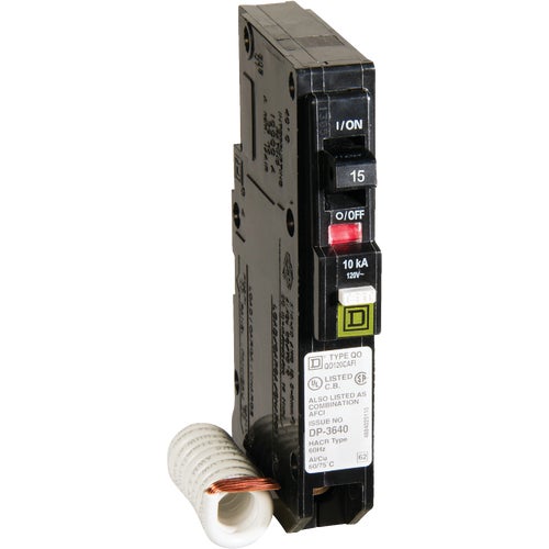 QO115CAFIC Square D QO Combination Arc Fault Breaker