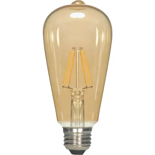 S9579 Satco Vintage ST19 Medium LED Decorative Light Bulb