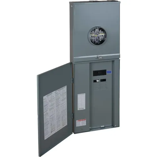 RC816F200SL Square D Homeline Outdoor Combination Meter Socket & Main Breaker Load Center