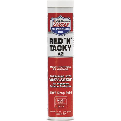LUCA10005 Lucas Oil Red N Tacky Lithium Grease