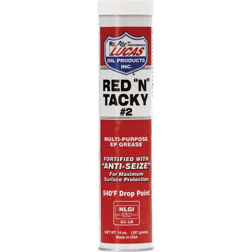 LUCA10005 Lucas Oil Red N Tacky Lithium Grease