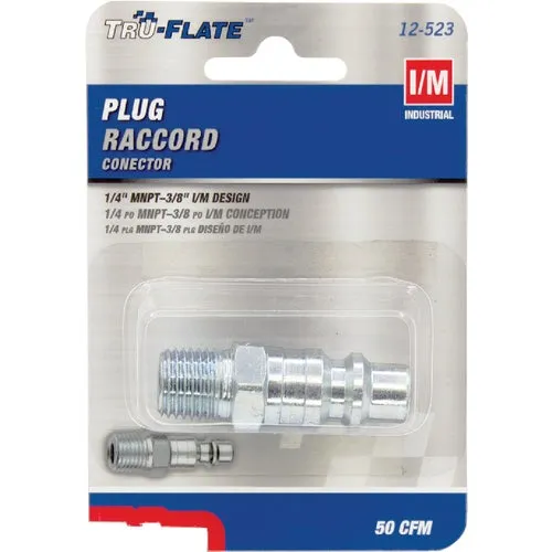 12-523 Tru-Flate 3/8 In. Body Series I/M-Industrial Plug