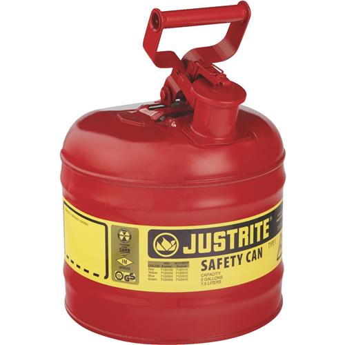 7150100 Justrite Type I Safety Fuel Can
