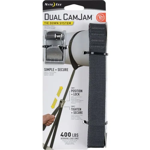 CJD12-09-R3 Nite Ize Dual CamJam Tie Down Strap CJD12-09-R3, down, strap, tie