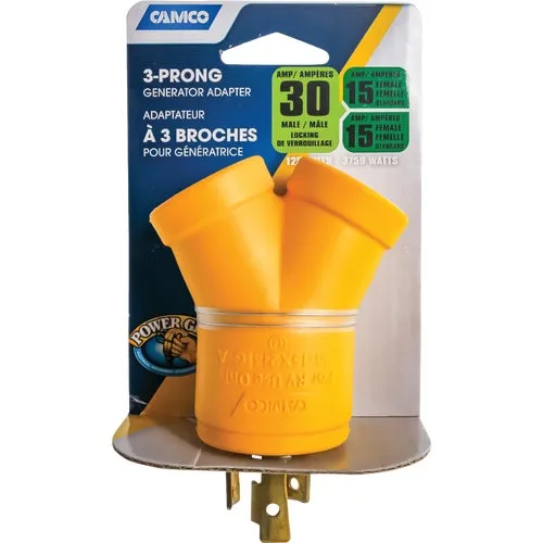 55433 Camco Power Grip Y RV Generator Adapter