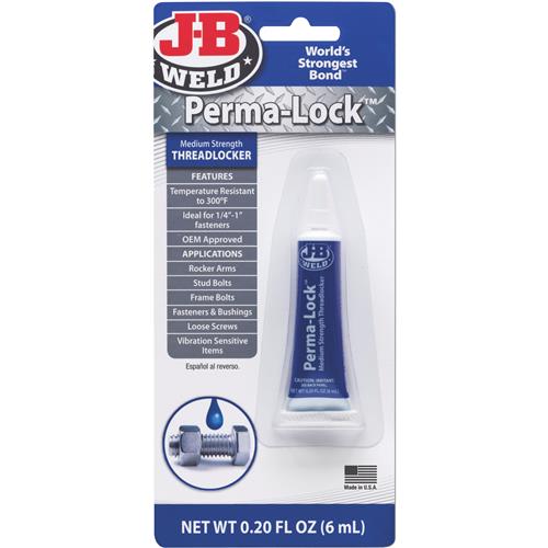 24213 J-B Weld Medium Strength Perma-Lock Threadlocker