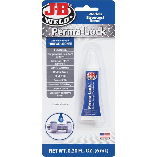 24213 J-B Weld Medium Strength Perma-Lock Threadlocker