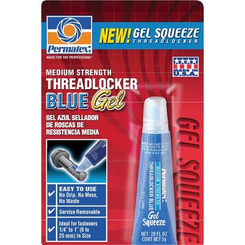 24005 PERMATEX Medium Strength Gel Squeeze Threadlocker