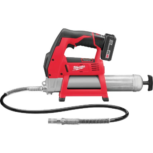 244621XC Milwaukee M12 Lithium-Ion Cordless Grease Gun Kit
