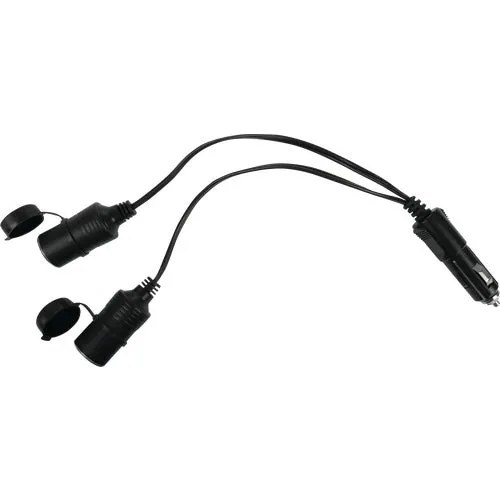 18889 Custom Accessories Double Outlet Lighter Adapter