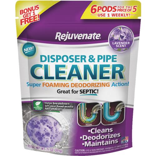 RJ6DPC-LAVENDER Rejuvenate Disposer & Pipe Cleaner