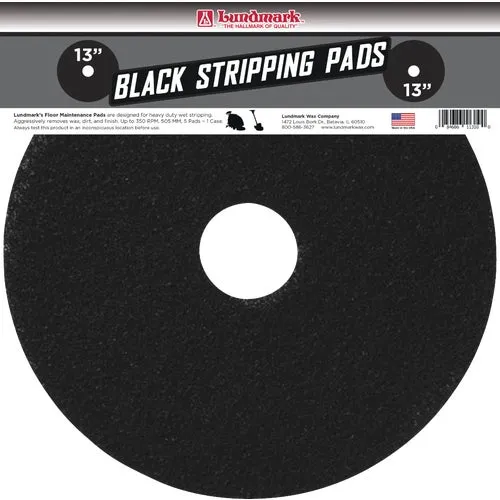 TKL13B Lundmark Thick Line Black Stripping Pad