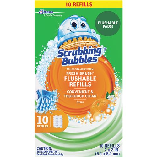 907 Scrubbing Bubbles Fresh Brush Toilet Wand Refill