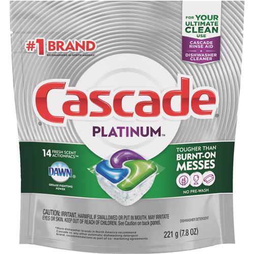 3700090802 Cascade Platinum Action Pacs Dishwasher Detergent
