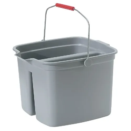 FG261700GRAY Rubbermaid Commercial Divided Bucket