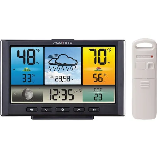 2098 Acu-Rite Indoor Outdoor Color Weather Station