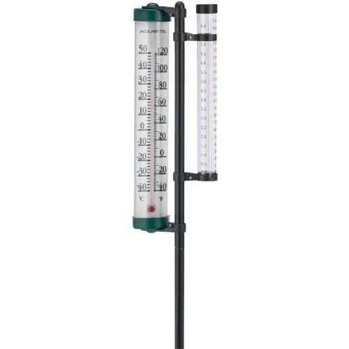 02345A2 Acu-Rite Rain Gauge & Thermometer Combo
