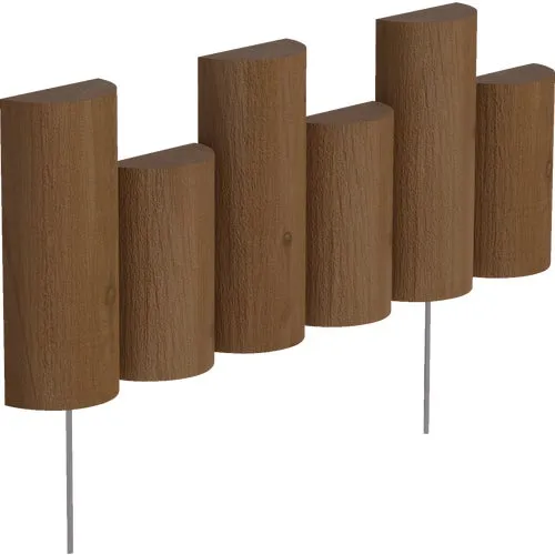RC32B Greenes Fence Flexible Half-Log Lawn Edging