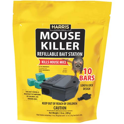 MBARS Harris Mouse Killer Refillable Mouse Bait Station