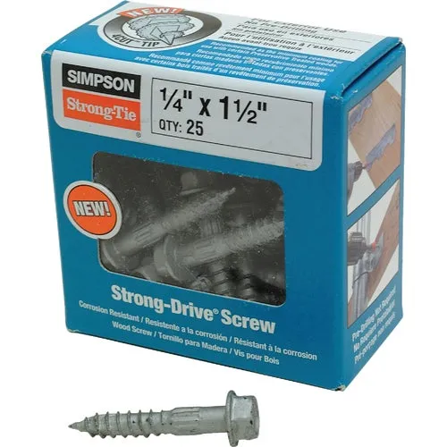 SDS25112-R25 Simpson Strong-Tie SDS Strong-Drive Structure Screw