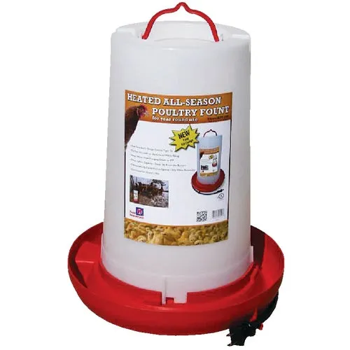 HPF100 Farm Innovators Heated Poultry Fountain
