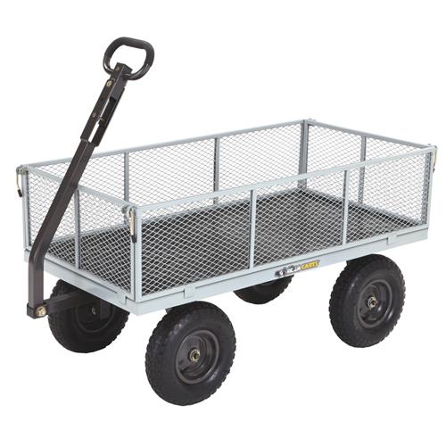GOR1001 Gorilla Carts Steel Tow-Behind Garden Cart