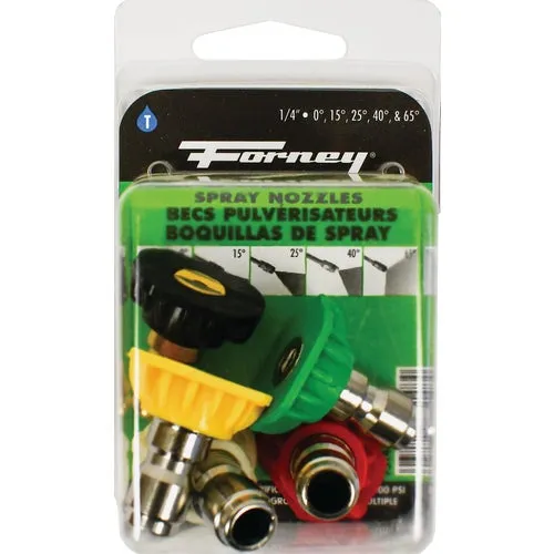 75148 Forney Quick Connect Pressure Washer Spray Tip Set