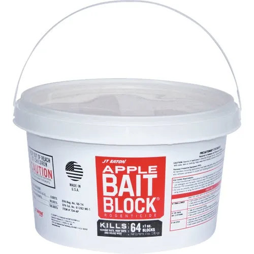 704-AP JT Eaton Apple Bait Block Rat & Mouse Poison