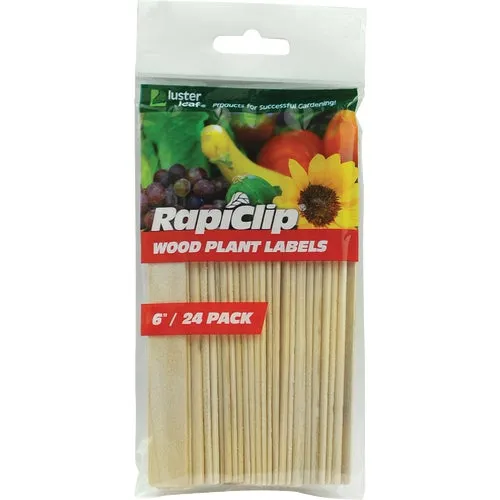 812 Rapiclip Wood Garden Marker & Plant Label