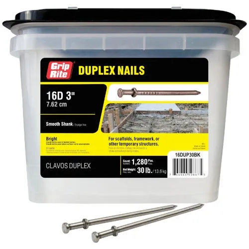 16DUP Grip-Rite Duplex Framing Nail