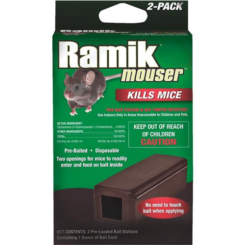 600 Ramik Mouser Disposable Mouse Bait Station