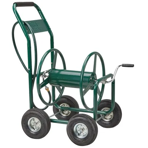 TC4703N Best Garden 4 Wheel Metal Portable Hose Reel
