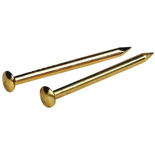122618 Hillman Brass-Plated Steel Escutcheon Pin