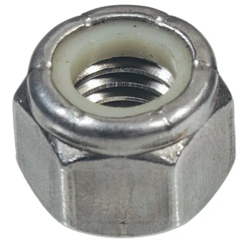 829712 Hillman Stainless Steel Course Thread Nylon Insert Lock Nut