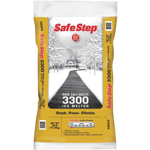 806661 Safe Step 3300 Rock Salt/Halite Ice Melt