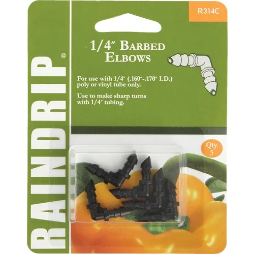 R314CT Raindrip Double Barbed Elbow