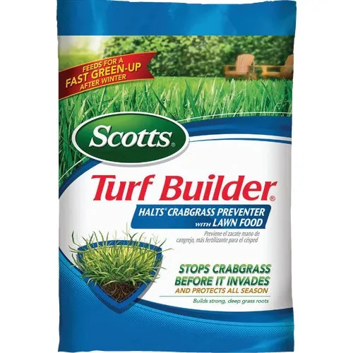 31115 Scotts Turf Builder Lawn Fertilizer With Halts Crabgrass Preventer