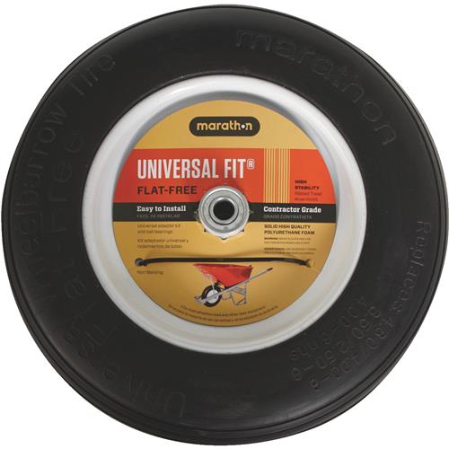 265 Marathon Universal Flat Free Wheelbarrow Wheel