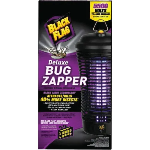 BZ-40DX Black Flag1-1/2 Acre Insect Killer Deluxe Bug Zapper