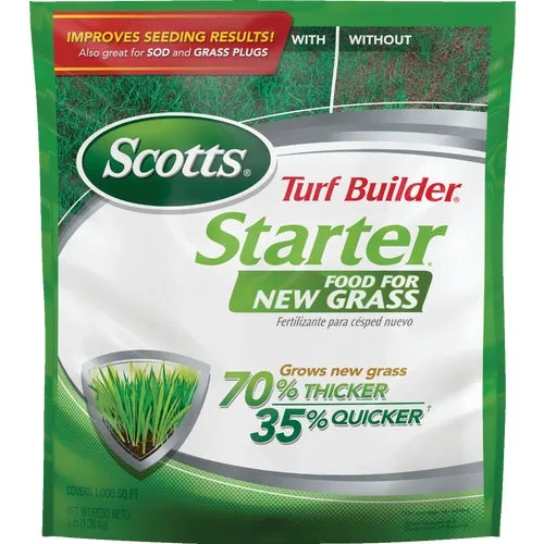 21605 Scotts Turf Builder Starter Fertilizer For New Lawns