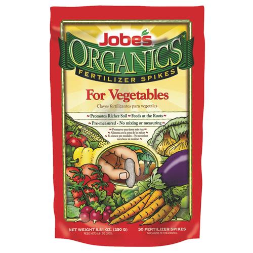 6028 Jobes Organic Vegetable Fertilizer Spikes
