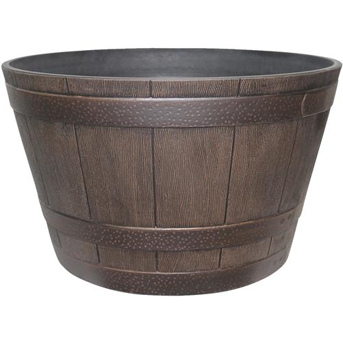 HDR-055464 Southern Patio Traditional Whiskey Barrel Planter