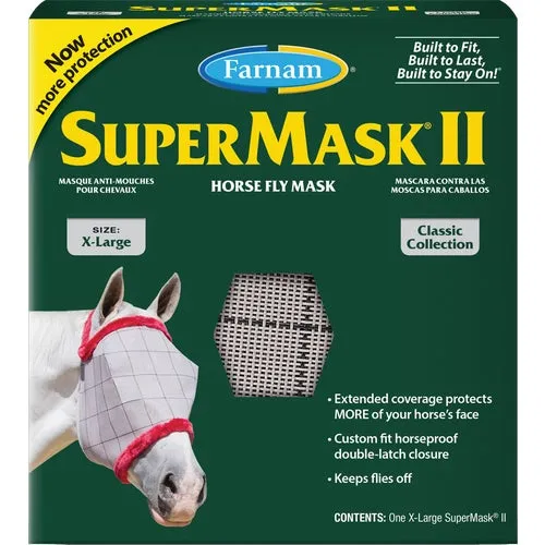 100526864 SuperMask II Extra Large Horse Fly Mask 100526864, fly, horse, mask