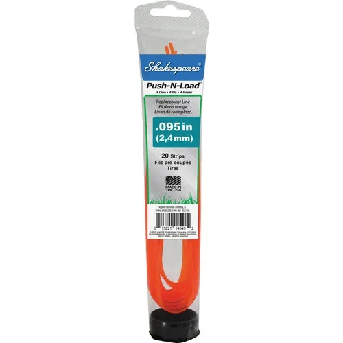 17261 Shakespeare Push-N-Load Replacement Pre-Cut Trimmer Line