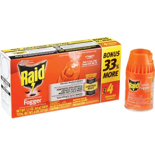 74251 Raid Concentrated Deep Reach Indoor Insect Fogger