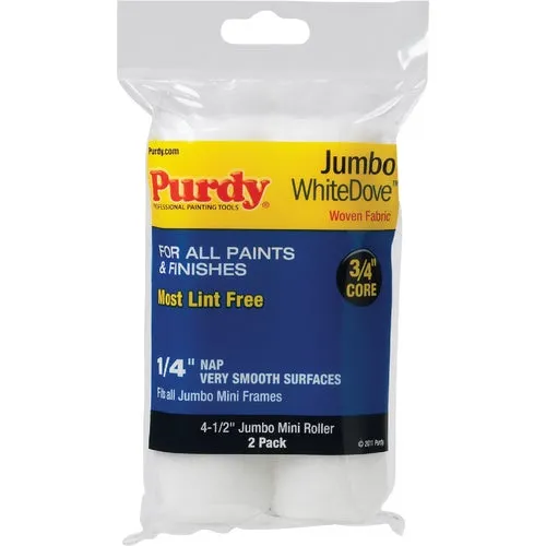 140624010 Purdy White Dove Jumbo Mini Woven Fabric Roller Cover